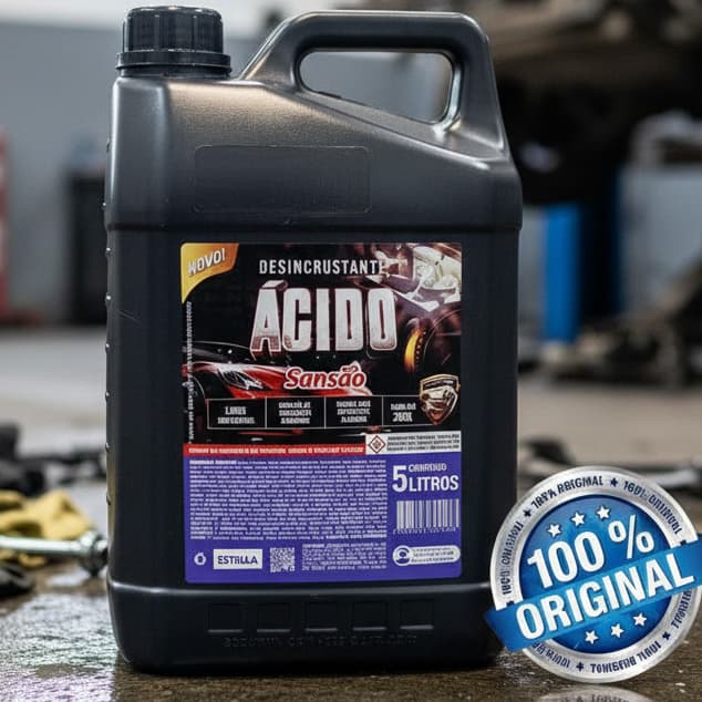 Desengraxante Desincrustante Sandet LM Supra Concentrado 5L Galão - Limpeza Pesada