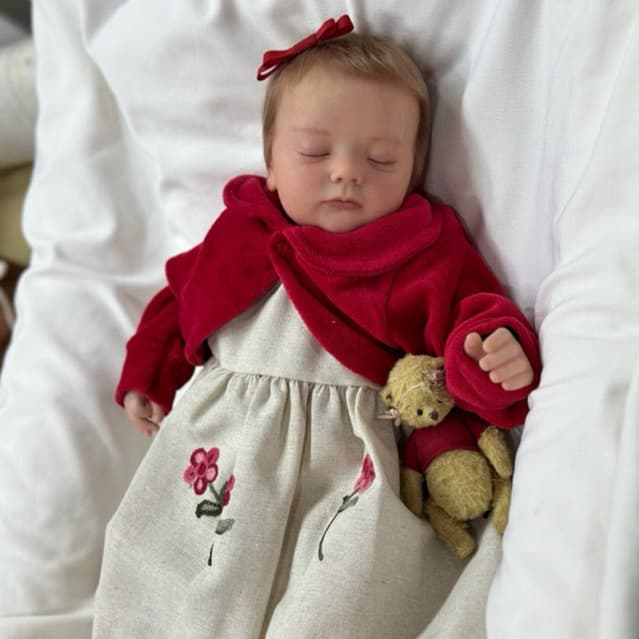 bebê Reborn Alessia menina corpo tecido