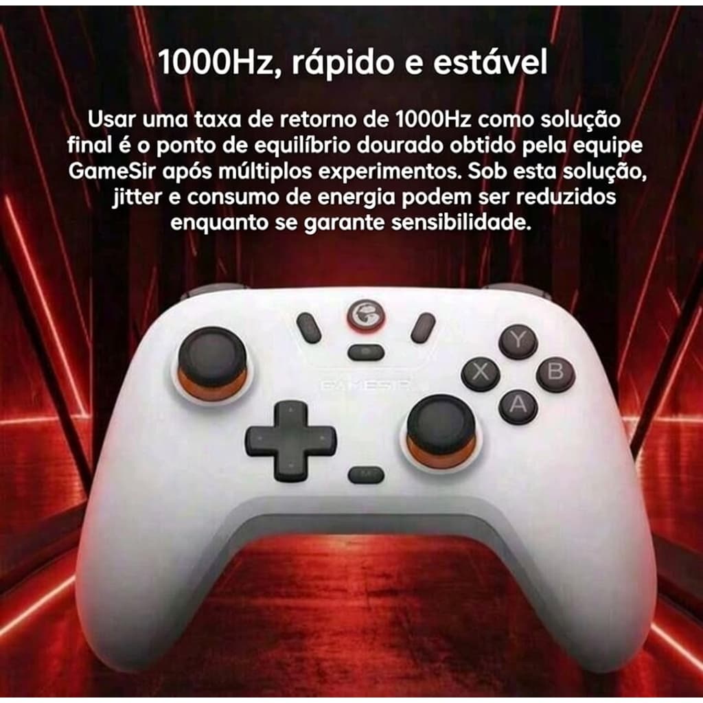Controle GameSir T4 Lite |w| Jogue no PC, Android e iOS, Promoção 1 Unidade
