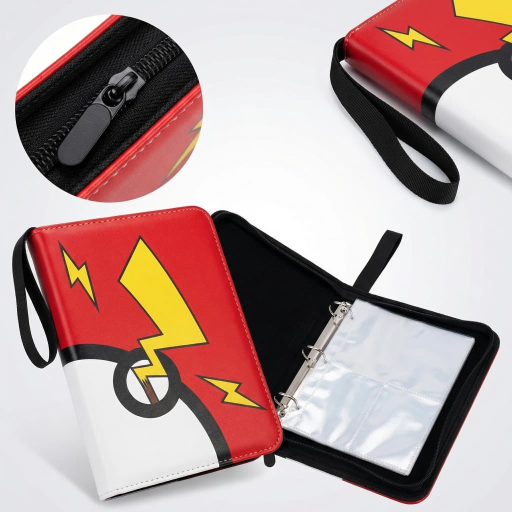 Álbum Pokémon TCG 400 Cartas – Proteção e Armazenamento Seguro, Ideal para Colecionadores