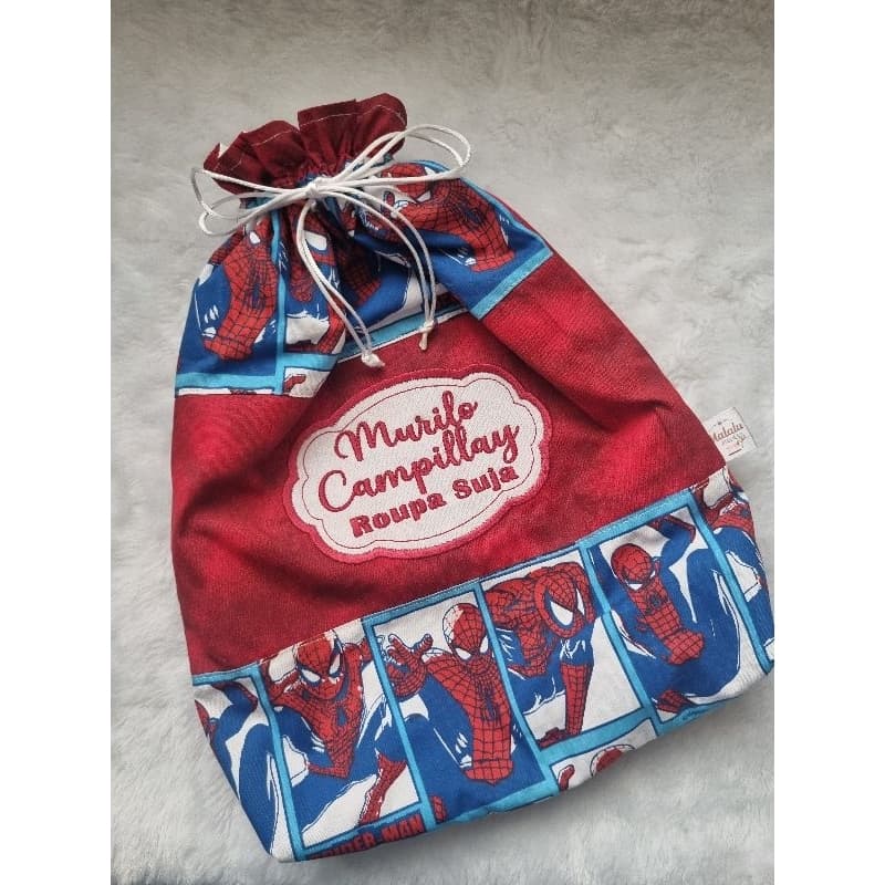 Saco Roupa Limpinha e Sujinha Personalizado