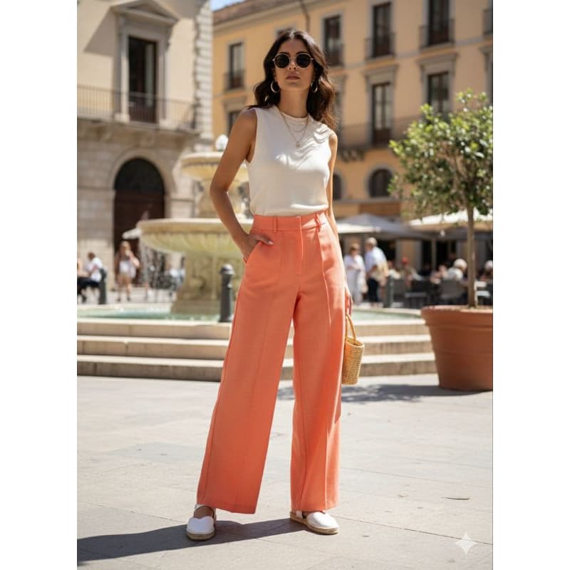 calça alfaitaria feminina pantalona