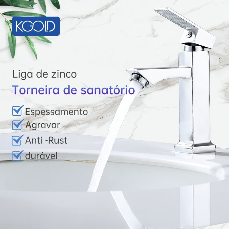 Torneira de pia de banheiro de água fria de luxo, preta, prata, aço inoxidável, qualidade premium, pia