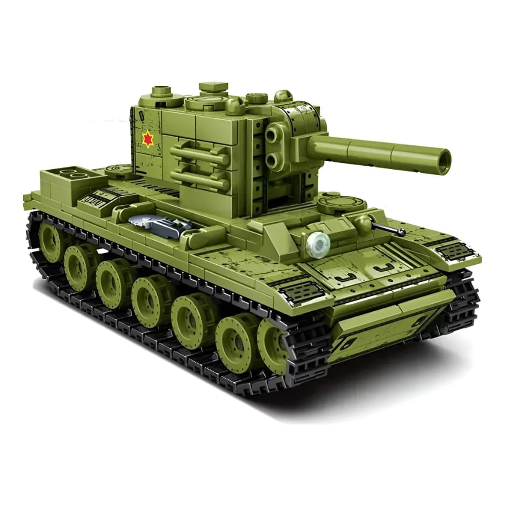 Tanque De Guerra Russo Kv2 Brinquedo Bloco De Montar 1 Kv 2