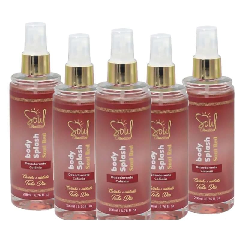 Body Splash Soul Red da Soul Cosméticos 200ml