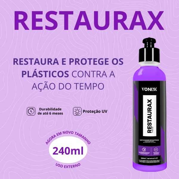 RESTAURAX Vonixx - Restaurador de Plásticos para 240ml