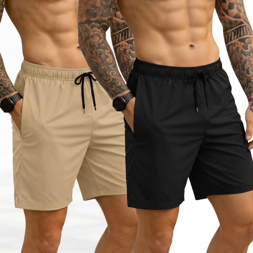 Bermudas Masculina Tecido Tactel Ideal para Academia Bolso  Laterais