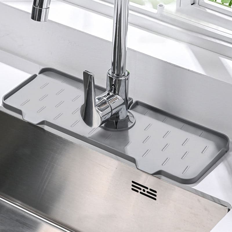 Tapete Escorredor Coletor de Pingos Para Torneira Bancada Pia Silicone