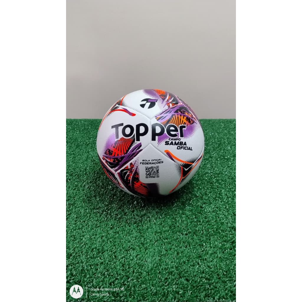 Bola Futebol Campo Topper Samba Oficial - Federações 2026
