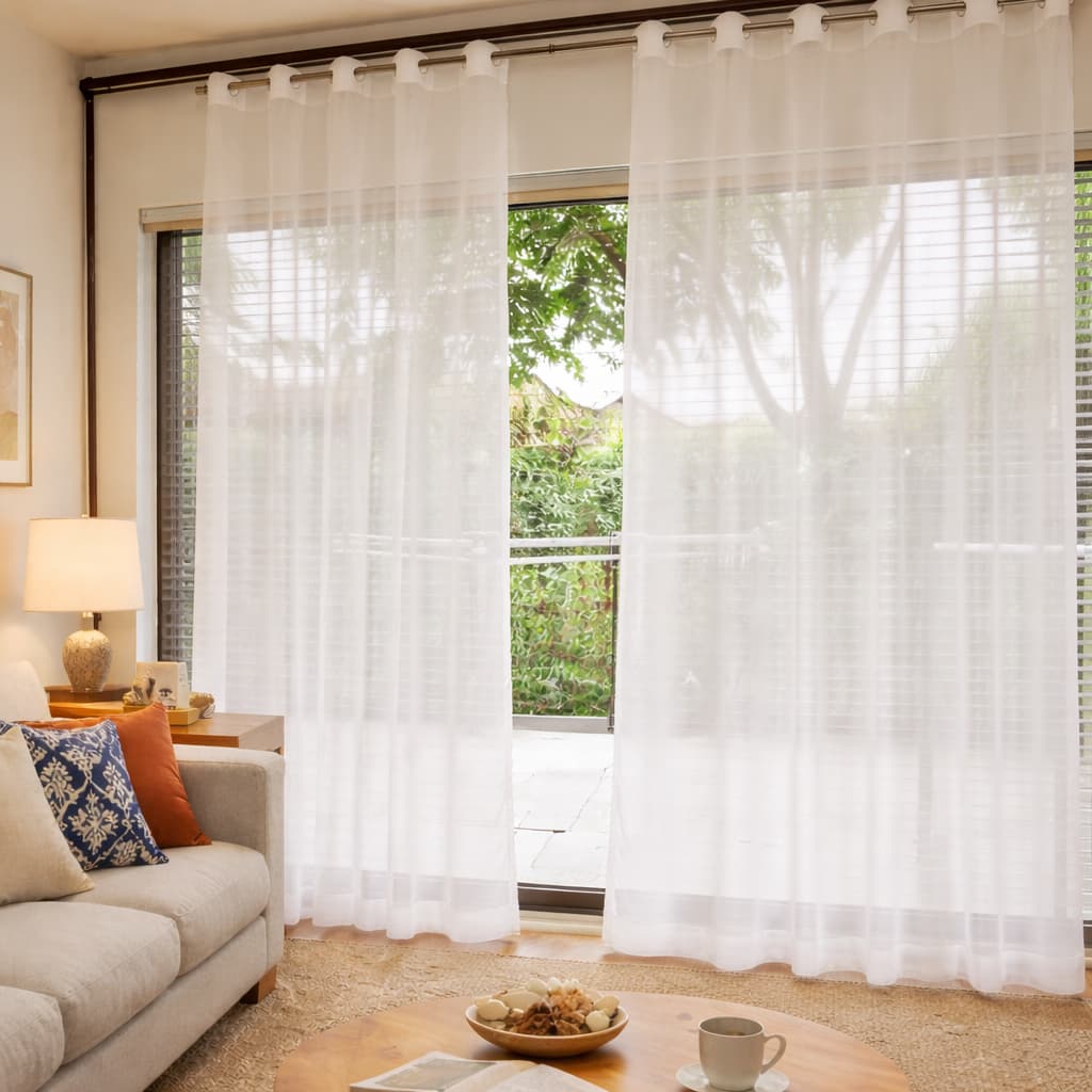 Cortina Gaze Premiun Linho 1,35m X 1,50m Sala Quarto Casa Decoracao Luxo