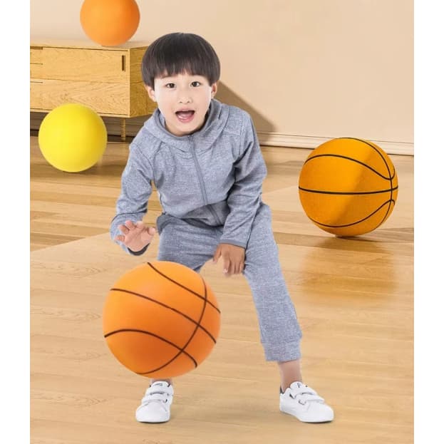 Bola de basquete silenciosa para crianças apartamento não faz barulho 18cm de diametro