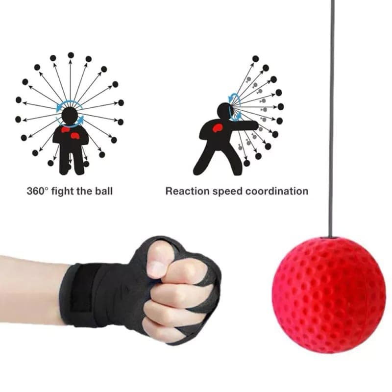 Bola de Boxe com Banda de Cabeça