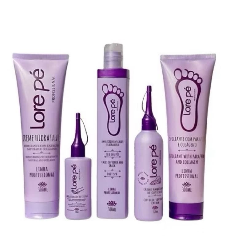 Lore pe profissional amolecedor de calos kit profissional sem rachaduras e calosidade