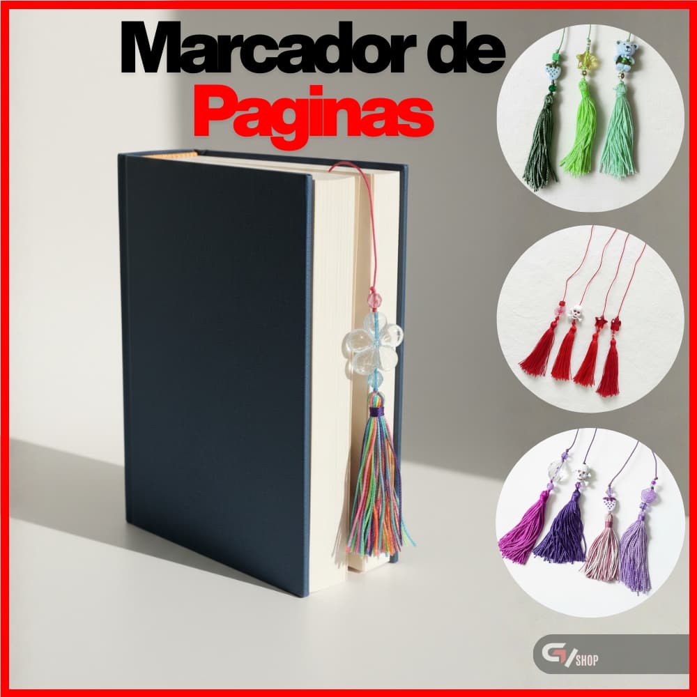 Marcador de Páginas especial com Tassel