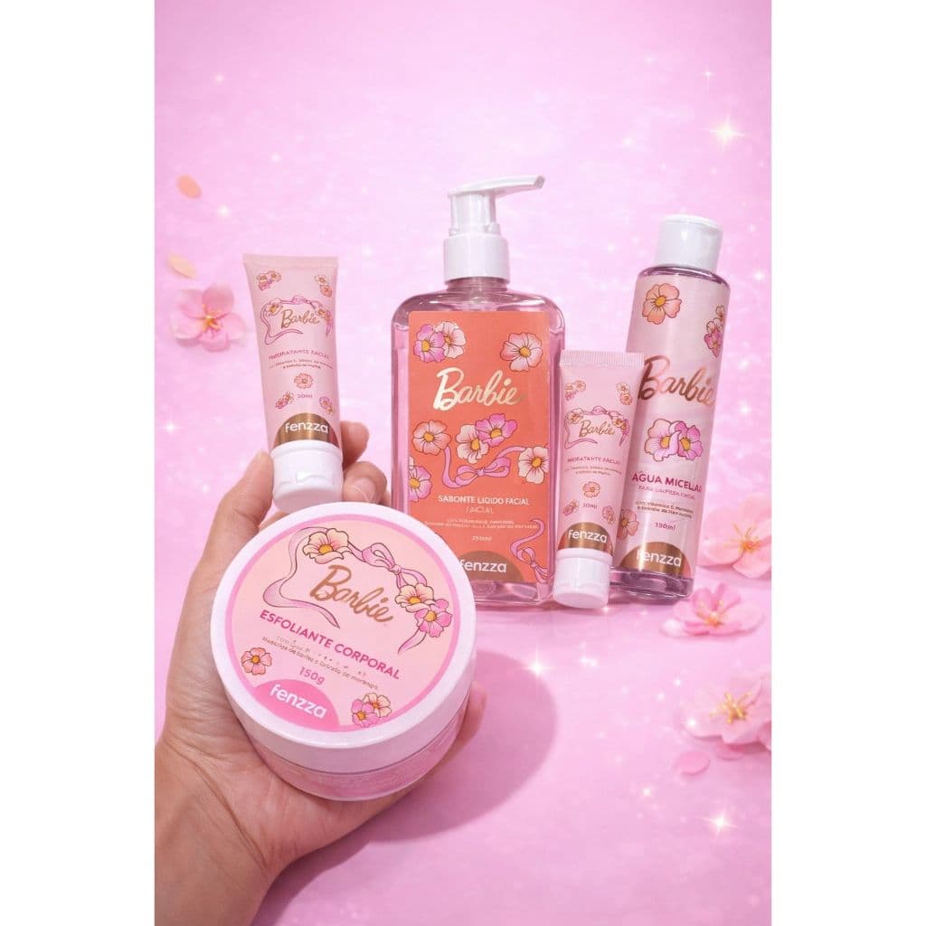 Linha Barbie Fenzza Corporal e Facial Lançamento