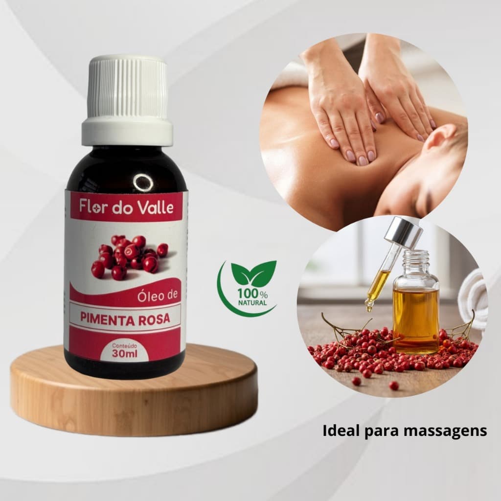 Óleo de Pimenta rosa - Flor do Valle 30ml