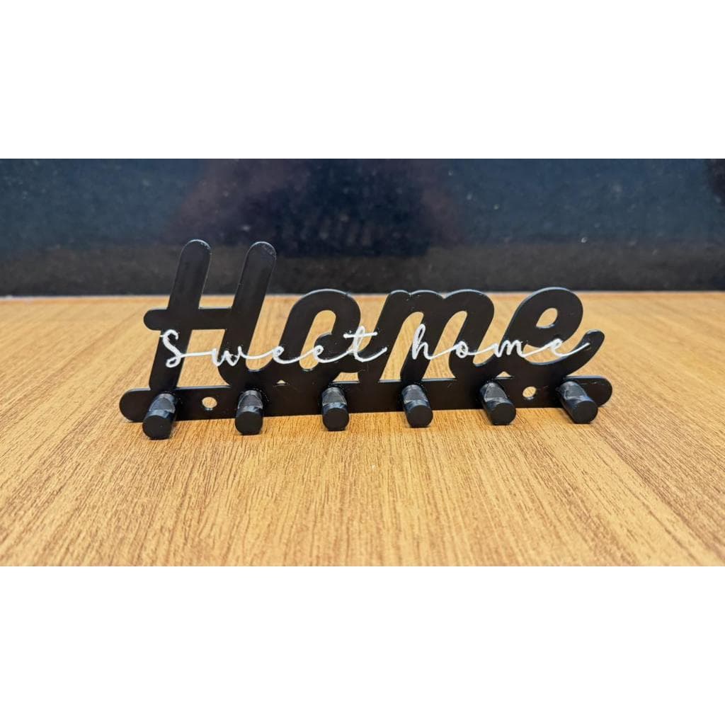 Suporte para Chaves - Chaveiro Organizador Home Sweet Home 6 Lugares - Personalizável - Decoração