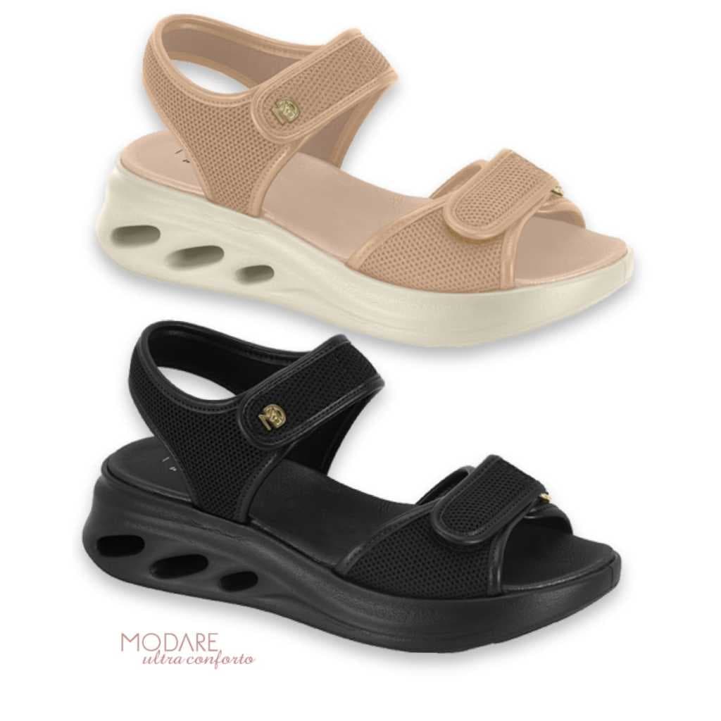 Papete Feminina Modare Ultra Conforto Plataforma Leve Anatômica Casual Dia a Dia