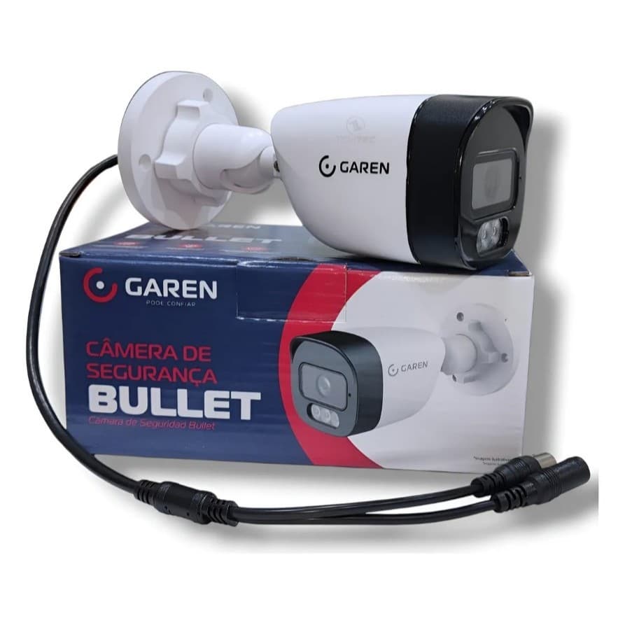 Câmera de Segurança Full HD 1080p Bullet Garen