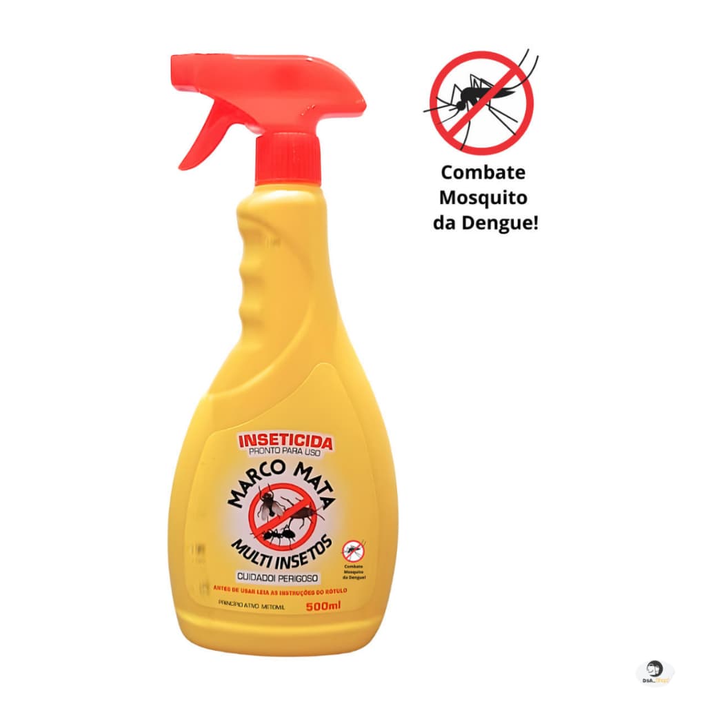 Inseticida Marco Mata 500ml Formiga Barata Mosca Dengue