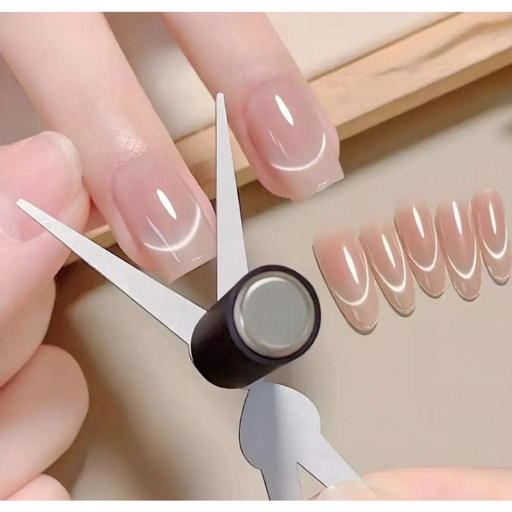 Conjunto De Esmalte Em Gel Magnético 3D Olho De Gato Dupla Ponta Para Nail Art, Formato Francês ORV-382
