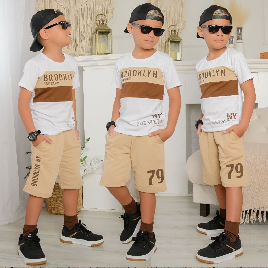 Conjunto Infantil Juvenil Lançamento Masculino Top Premium
