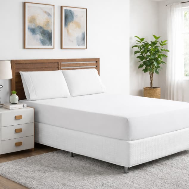 Jogo De Lençol Casal Padrão 3 Peças Cama Box 400 Fios Ponto Palito Macio