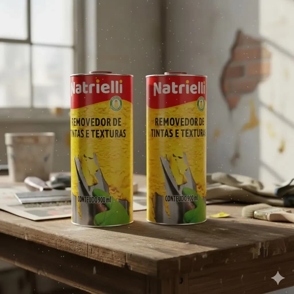 Kit 2 Removedor De Tintas E Texturas Natrielli 900ml