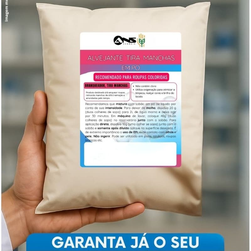 Alvejante Clareador Tira Manchas Percarbonato de Sódio 2 kg