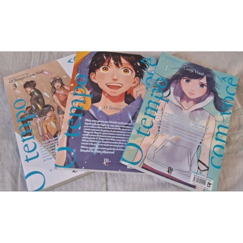 KIT MANGÁ: O TEMPO COM VOCÊ VOL 1, 2 E 3