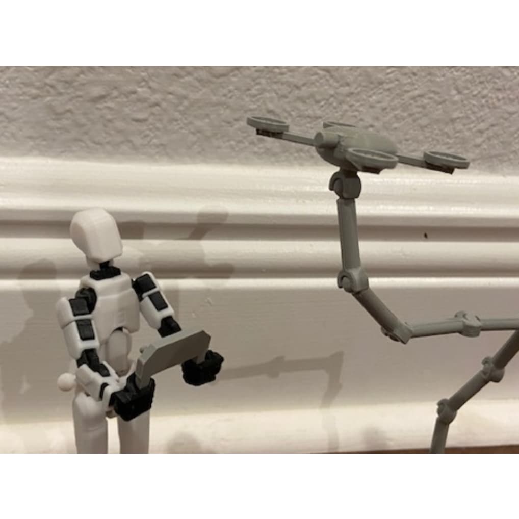 Kit Drone + Suporte + Controle para Dummy 13 Acessórios Decoração Varias Cores - Impressão 3D