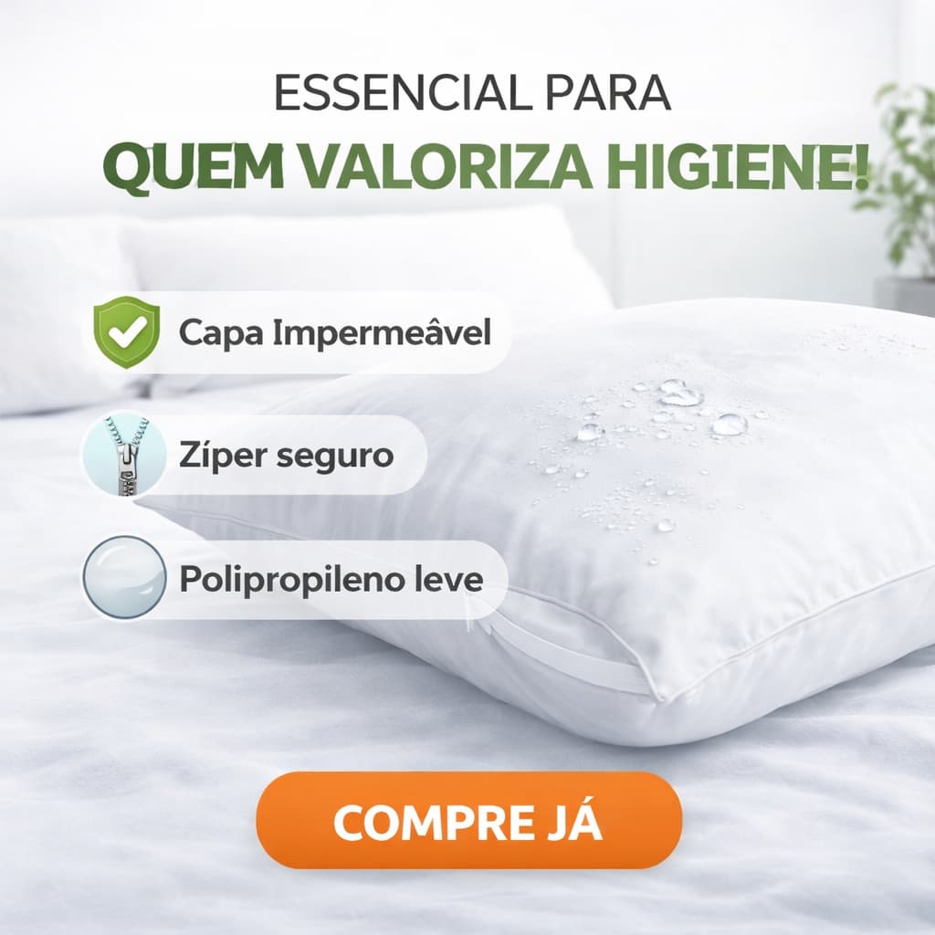 Capa  De Travesseiro Impermeavel
