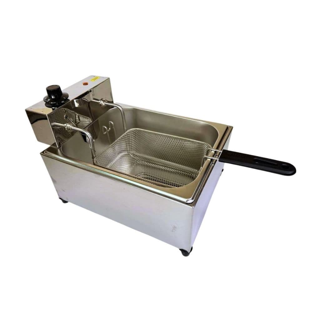 Fritadeira Industrial Elétrica 7L Inox 220V Profissional
