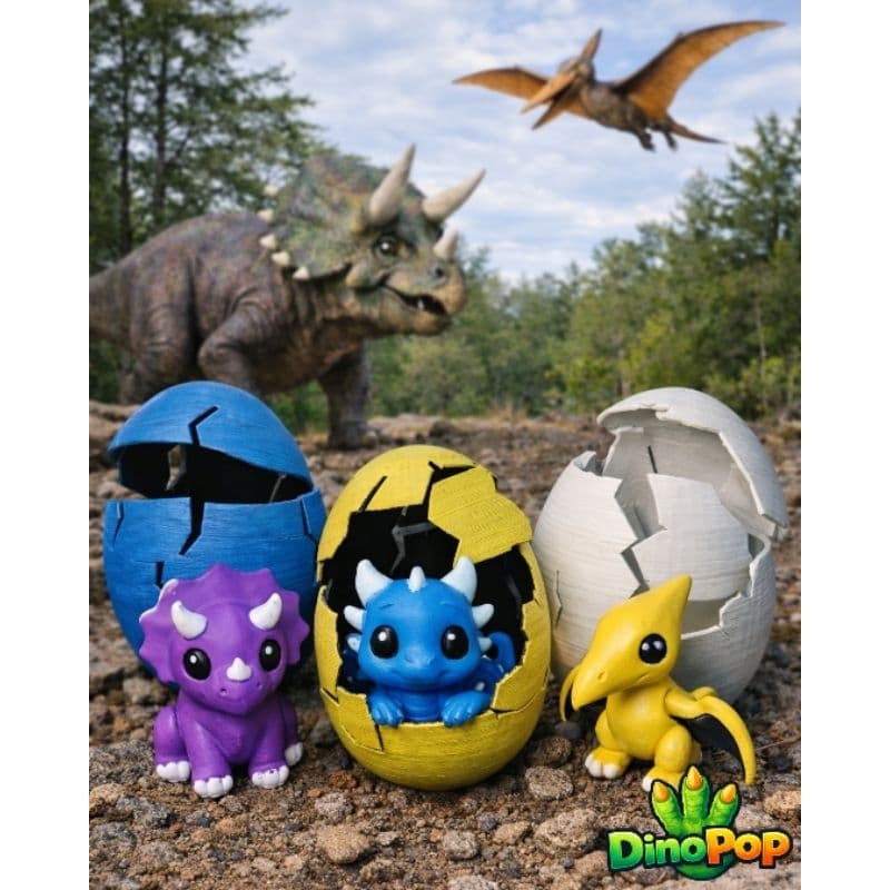 Ovo Surpresa Dinossauro (dino pop)