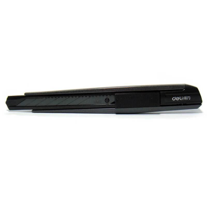 Estilete Profissional para Envelopamento Black Carbono de 30 Graus Deli Original