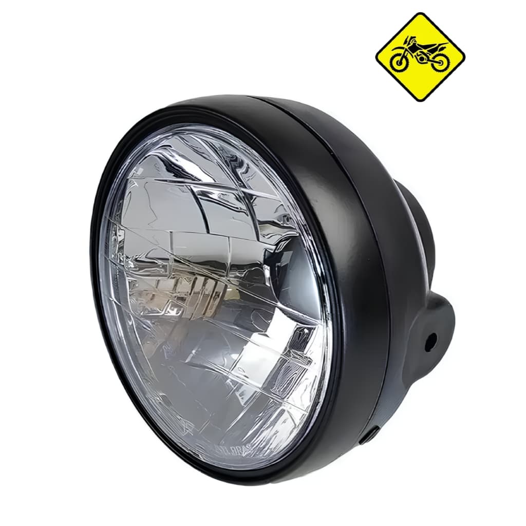 Farol completo suzuki yes 125/150 com aro preto