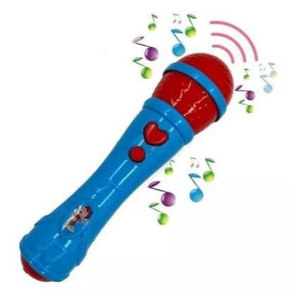 Microfone  de Brinquedo Com Karaoke Para Criança Infantil