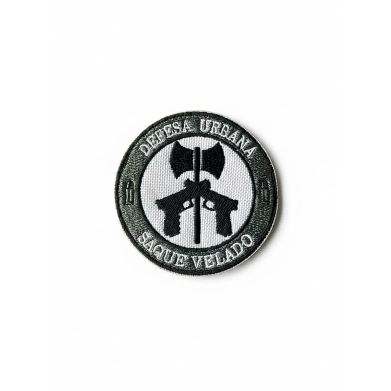 Patch Bordado Tático - Defesa Urbana / Saque Velado com ou sem velcro