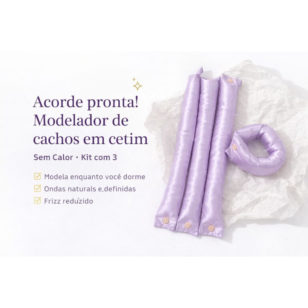 DION1UE 3 Unidades De Modeladores De Cabelo Sem Calor , Faixa Cabeça  De Espessura, rolos de cabelo