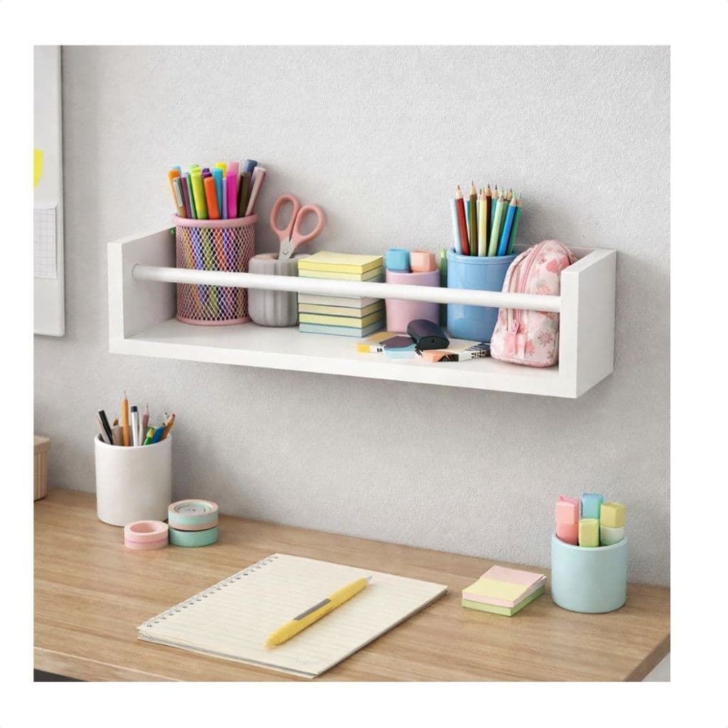 Nicho Porta Livro Multicoisas Infantil Com Tubo de Ferro