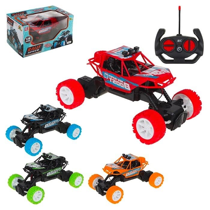 Carrinho de Controle Remoto Pickup 4x4 Off Road 7 Funções Brinquedo carrinho com controle
