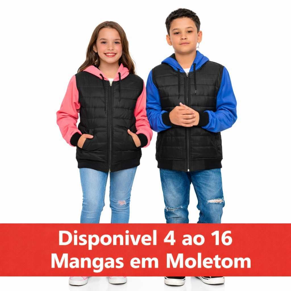 Jaqueta bobojaco infantil masculino e feminino moda outono inverno promoção. LER ANÚNCIO