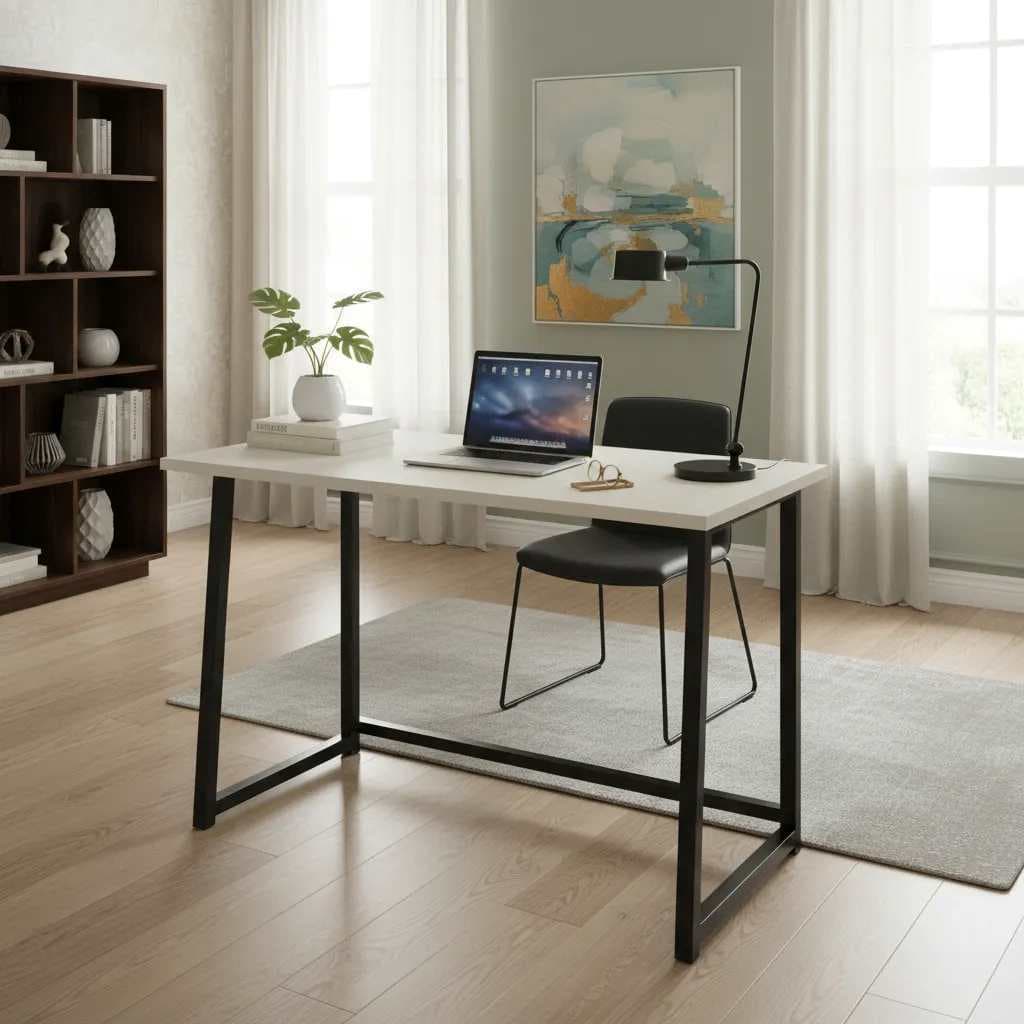 Escrivaninha Mesa Estudo Dobrável Art Fit - Compacta e Versátil - Home Office
