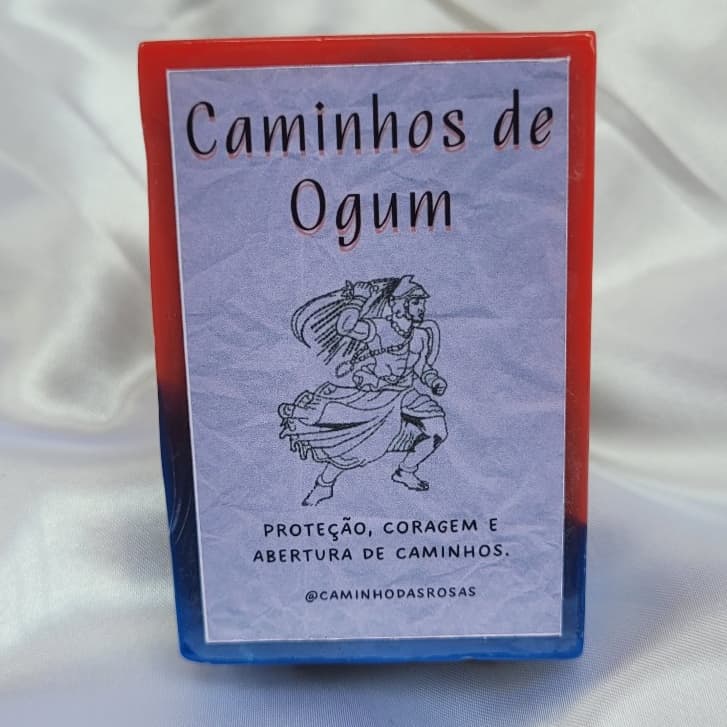 SABONETE ARTESANAL ENERGÉTICO CAMINHOS DE OGUM