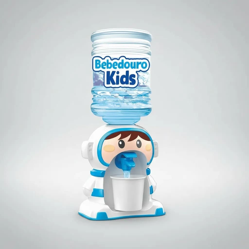 BEBEDOURO KIDS ÁGUA SUCO SAÚDE INFANTIL ASTRONAUTA DISPENSER BEBIDAS PRESENTE CRIANÇAS