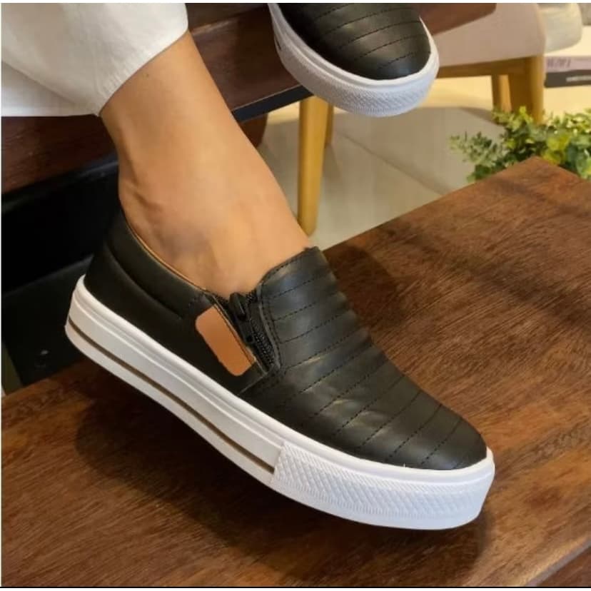 Tênis Feminino Casual Confortável Leve Solado Antiderrapante Várias Cores 34 ao 39 Envio Rápido