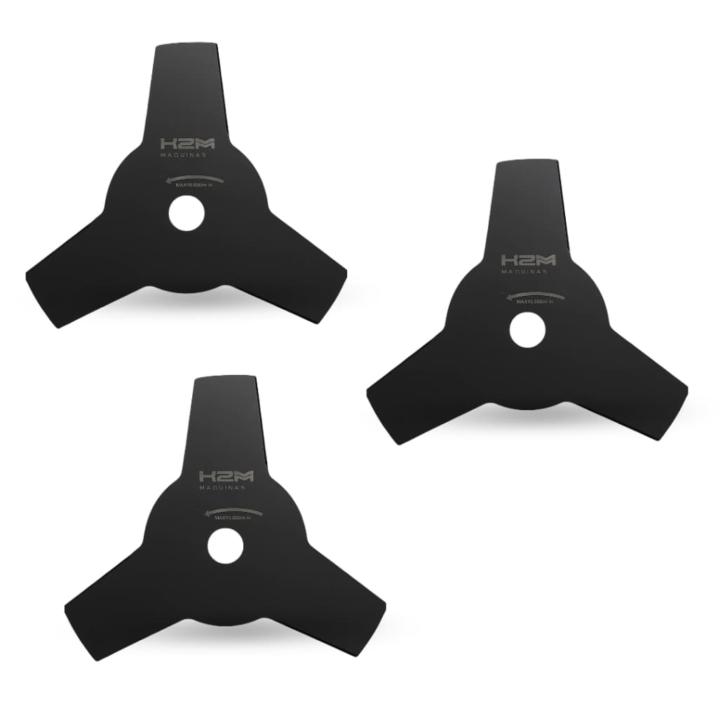 Kit 3 unidades Lâmina para Roçadeira Stihl FS55, FS80, FS85, FS120, FS130