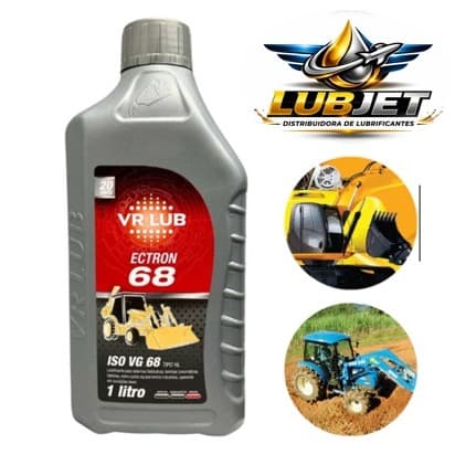 Óleo Hidráulico Ectron 68w Máquinas Engrenagens Elevador Comando VR LUB 1 Litro