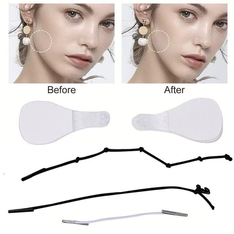 Fita Lifting Facial Secret Lift – Efeito Instantâneo para Rosto, Pescoço e Mandíbula – Rejuvenescimento Imediato ORV-385
