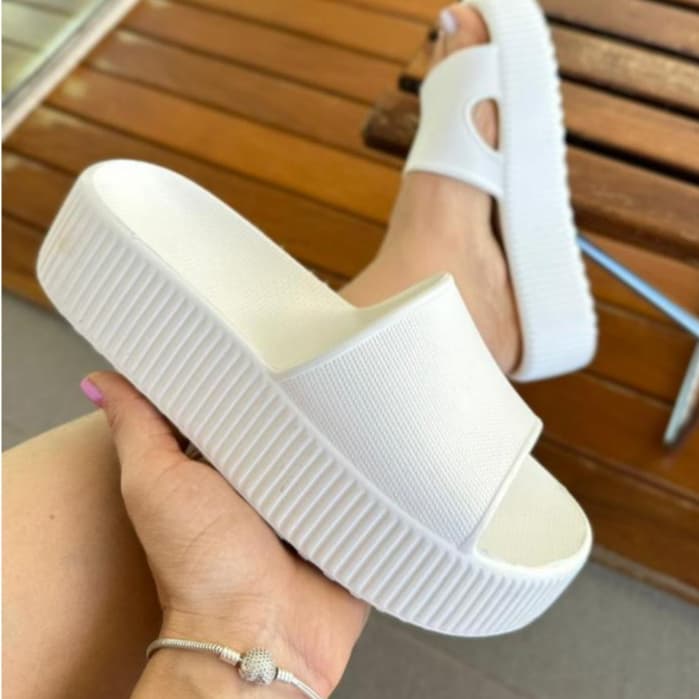Chinelo Papete Slide Plataforma Corfly 100% EVA Unissex Antiderrante Original Leve Macio Ortopedico